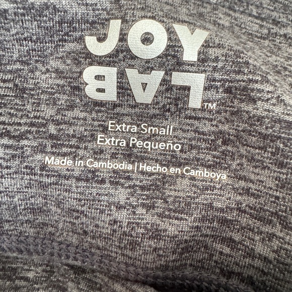 JOYLAB exercise stretch leggings. Color - Gray, Size - Extra Small. Pockets - Picture 4 of 5
